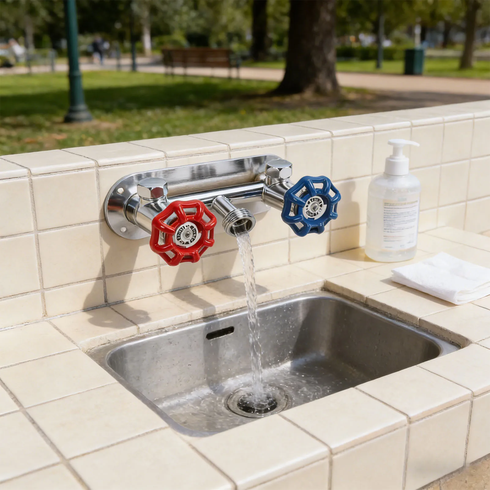 Frostless Water Spigot 3/4 Male GHT Brass Freeze Proof Hot Cold Water Faucet for Outdoor Freeze Proof Outdoor Water Faucet