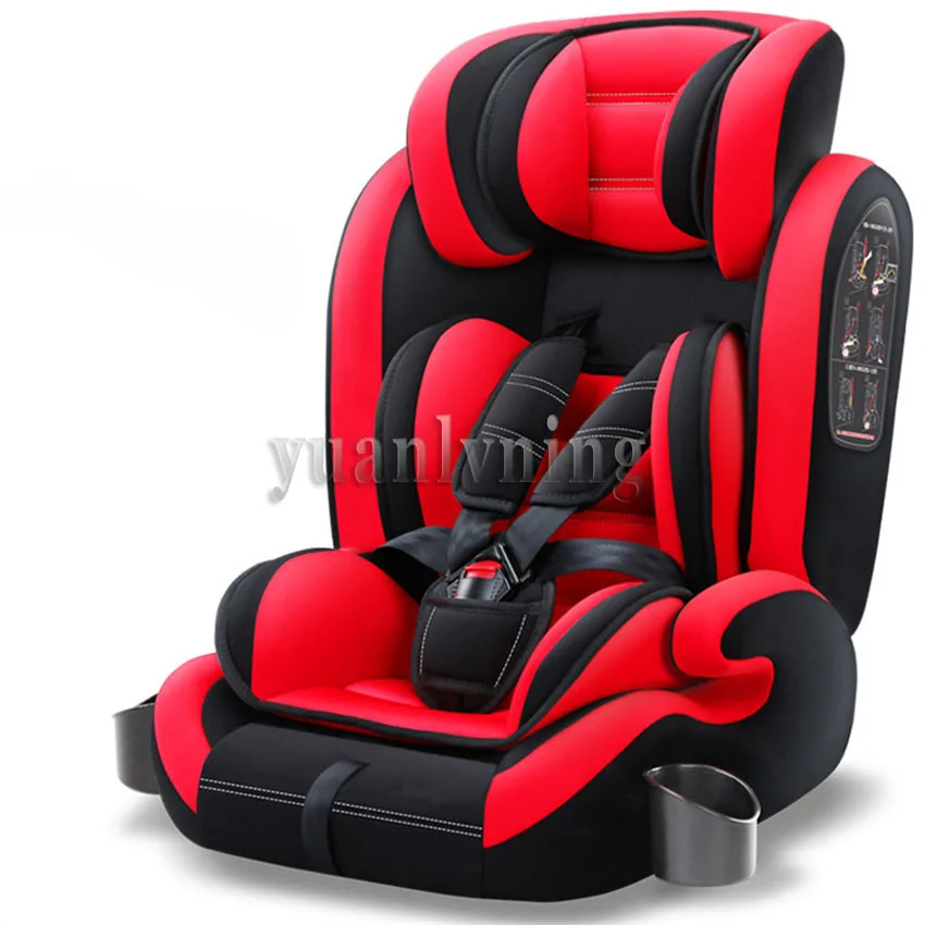 Upgraded Children's Baby Car Seat cushion 9 Months-12 Years Old Comfortable Kids Baby Car Seat Chair Seats cushion