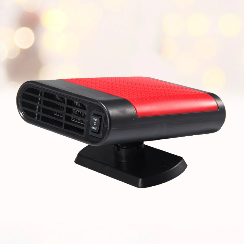 12V 車用ヒーターファン電気デフロスターデミスターフロントガラス用高速加熱曇り止めポータブル車両 DC 電源赤