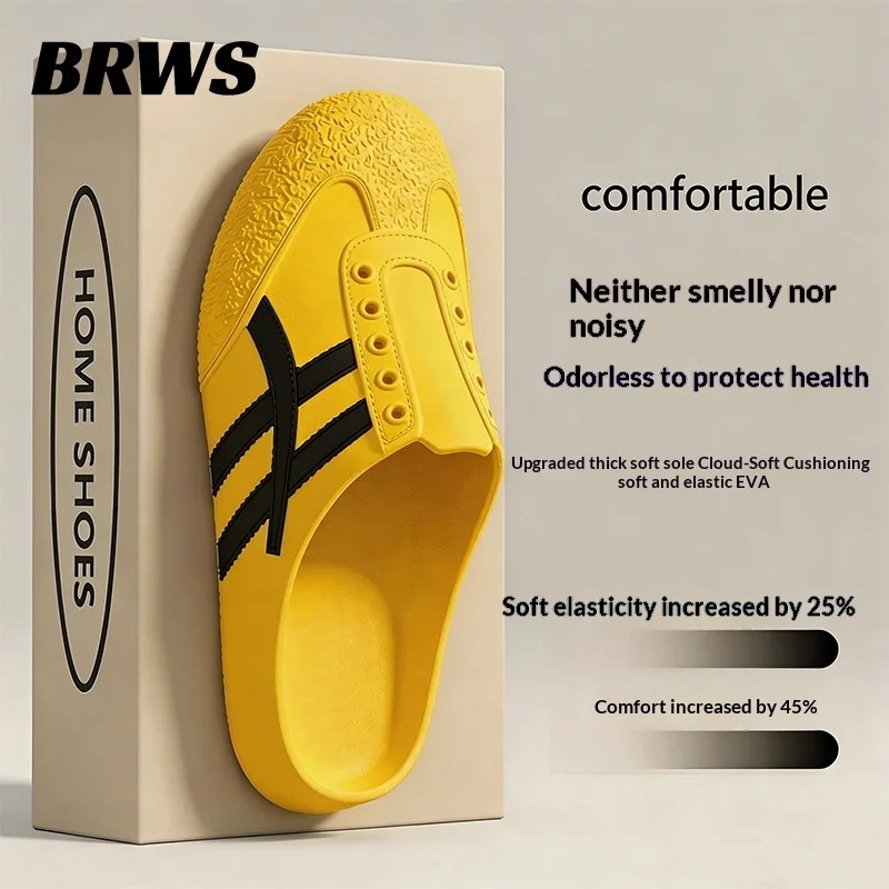 2026 Spring Women Platform EVA Mules Clogs Soft Comfort Slip on Slippers Casual Flat Sneakers Plus Size To 45 view 4