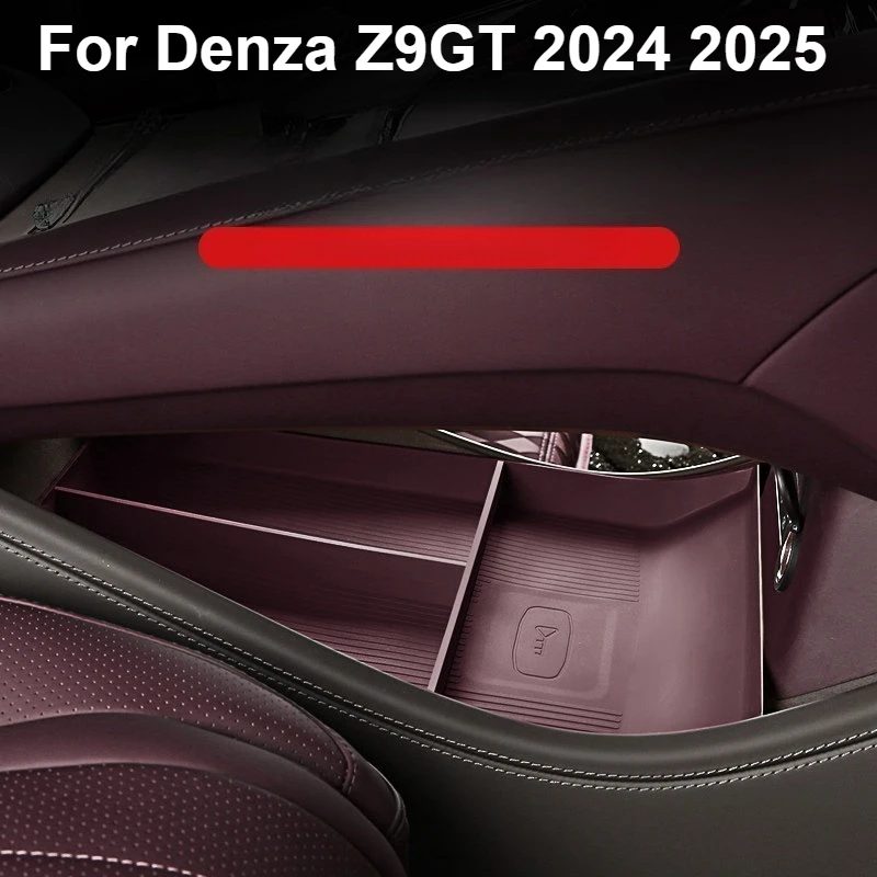For Denza Z9GT 2024 2025 Central Control Storage Sundries Box Cup Holder Rear Screen Storage Box Accessories