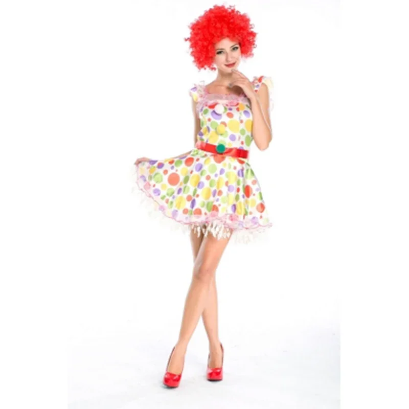 

Halloween Carnival Sexy Clown Adult Fancy Dress