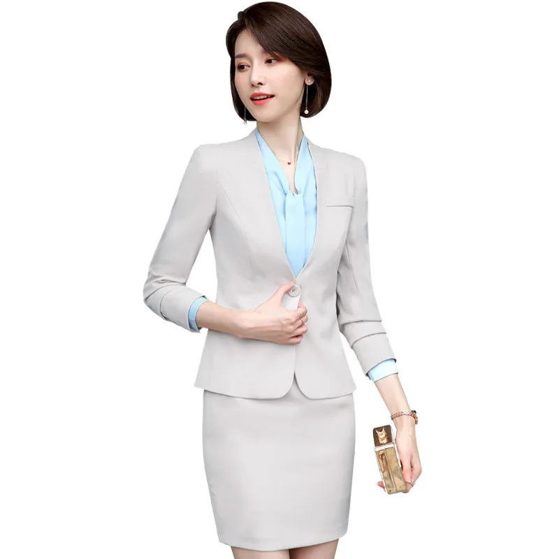 1872 Apricot Business Wear Suit Women's Fashionable Temperament Work Clothes Formal Wear High-End Business Workwear