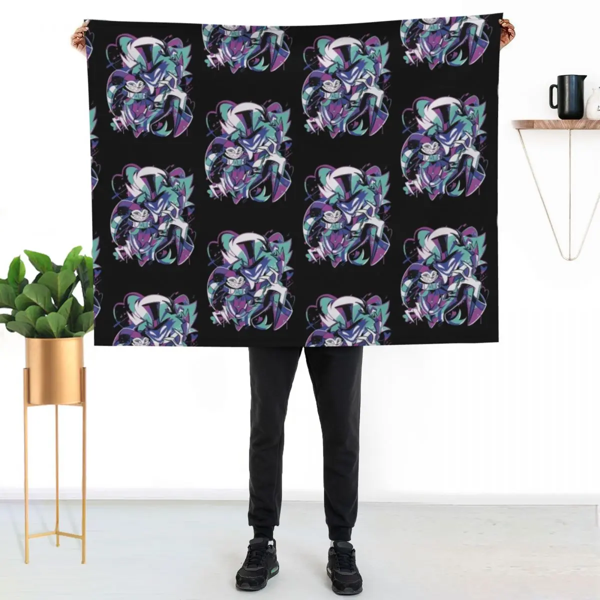 Fizzarolli Fizzamodeous Summer Splatter Throw Blanket blankets ands Vintage for sofa Sofa Tourist Blankets