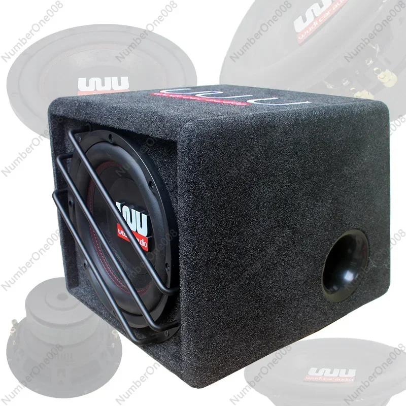 Car Audio 10-inch Subwoofer High Power Active with Power Amplifier Car Subwoofer, Powerful