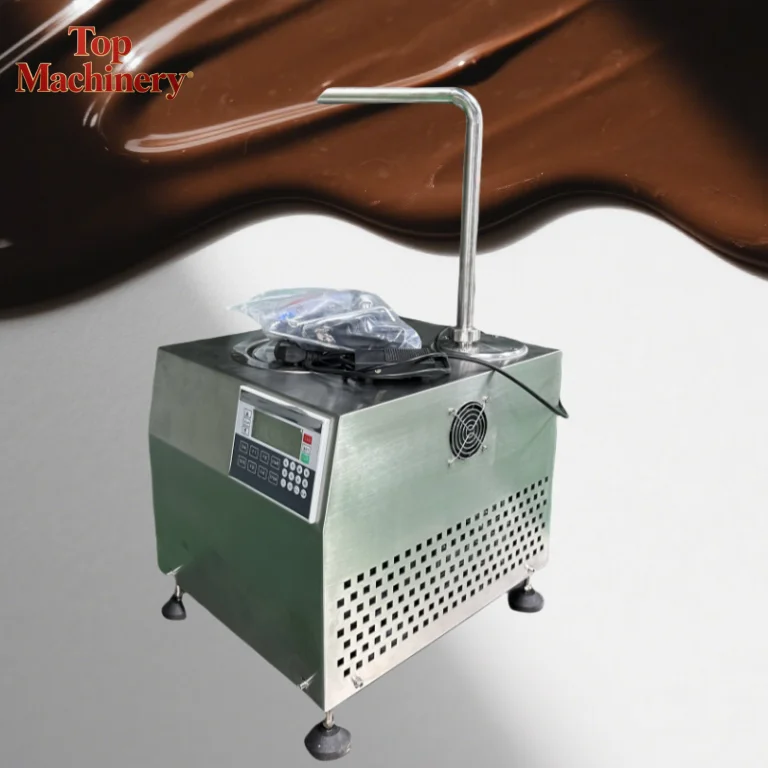 Industrial Stainless Steel Chocolate Melting Pot Dispenser Tempering Machine for Large Kitchens