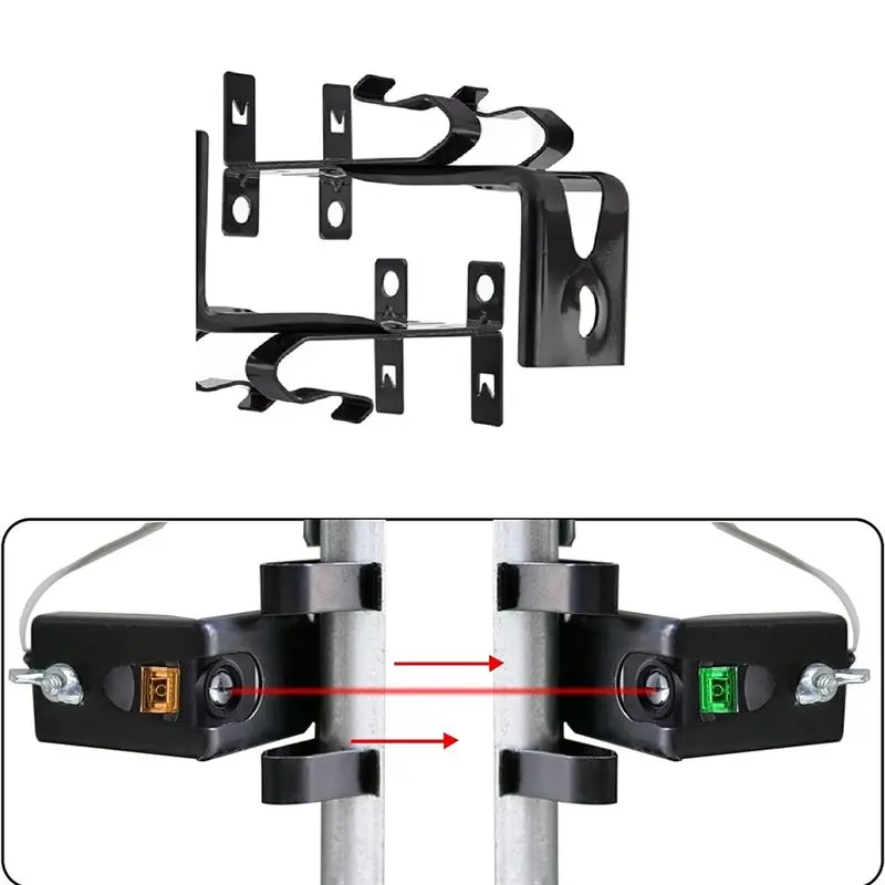 ?Garage Door 041-0136/41A5034 Safety Sensor Replacement Kit, Garage Door Repair Part Garage Sensor Brackets