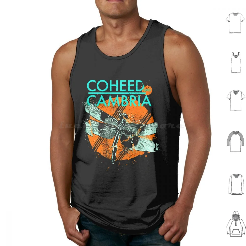 Coheed And Cambria Dragonfly Tank Tops Vest Sleeveless Coheed And Cambria Dragonfly Cambria Dragonfly Coheed Cambria Logo Epic