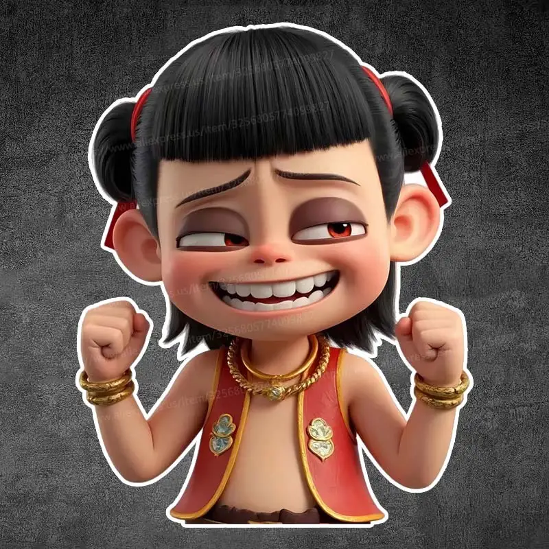 

Funny Nezha Car Sticker Vinyl Decal Waterproof Rear Window Motorcycle Camper Bumper Truck Laptop Decoration SH871SH