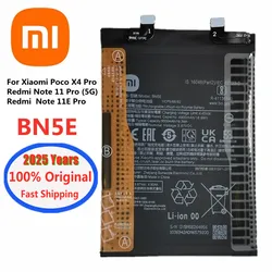 2025 Years 100% Original BN5E Battery For Xiaomi POCO X4 PRO / Redmi Note 11 Pro / 11E Pro 5G High Quality Phone Battery 5000mAh