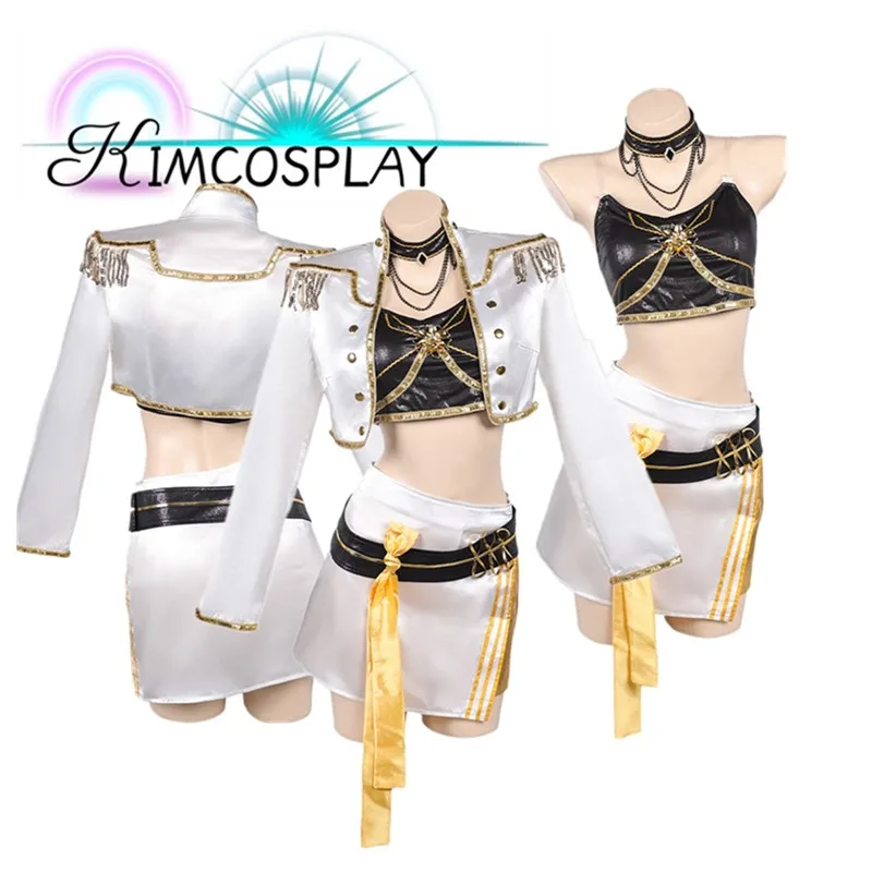 ميرا تأثيري سترة معطف تنورة حزام زي الشياطين 2025 النساء الصيادين الخصر شريط حول ياقة الملابس ملابس هالوين كرنفال حفلة البدلة