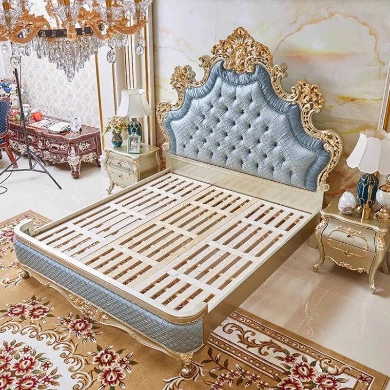 إطار سرير مصمم على الطراز الشمالي جماليات مريحة على الطراز الأمريكي شقة بسيطة أثاث غرفة نوم Twin Cama De Casal