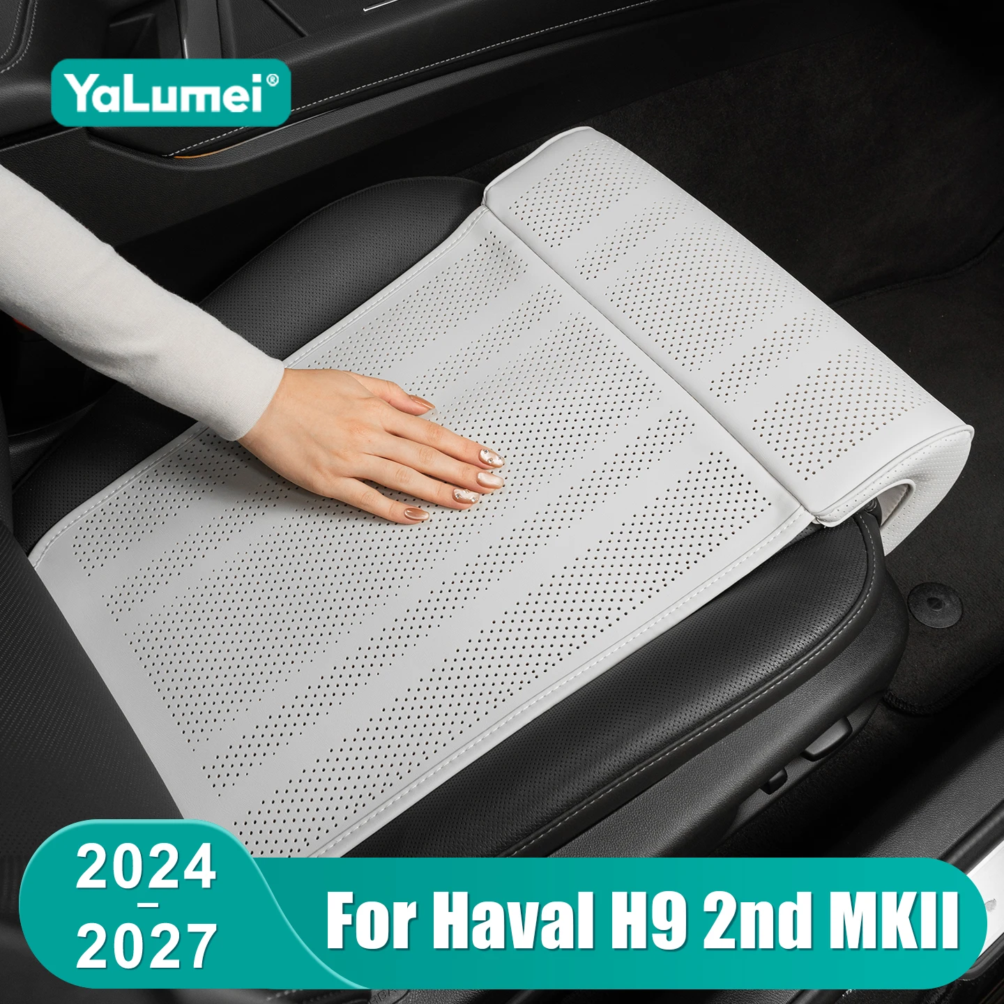For Haval H9 2nd MKII 2024 2025 2026 2027 Car Seat Extender Cushion Memory Foam Auto Seat Leg Support Knee Pads