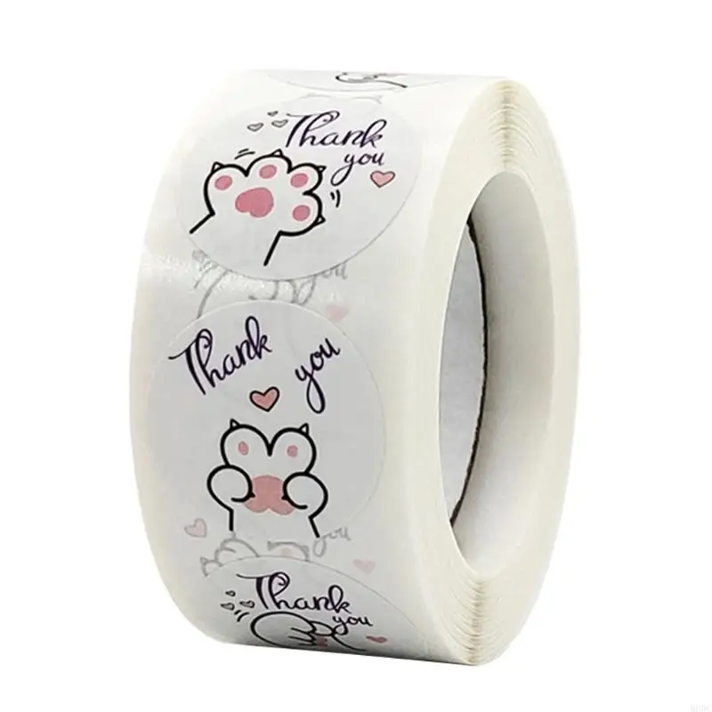 W89C изысканный круглый мультфильм -котенка лейбл Zoos наклейки на животные PCS Class Rewards