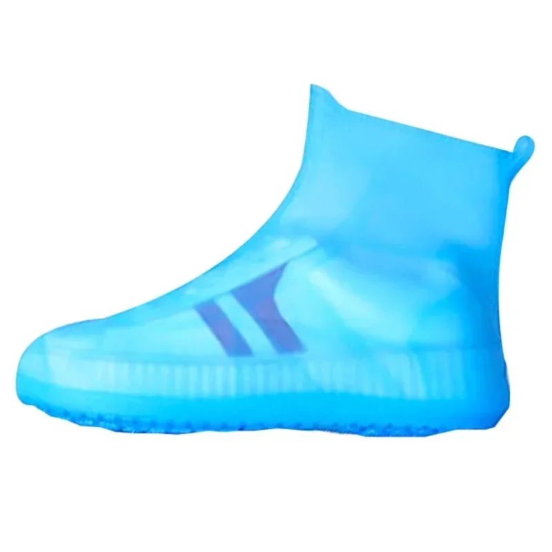 

rain shoe cover reusable Silicone Tall tube intensification anti-slip Children's outdoor rain shoes impermeable