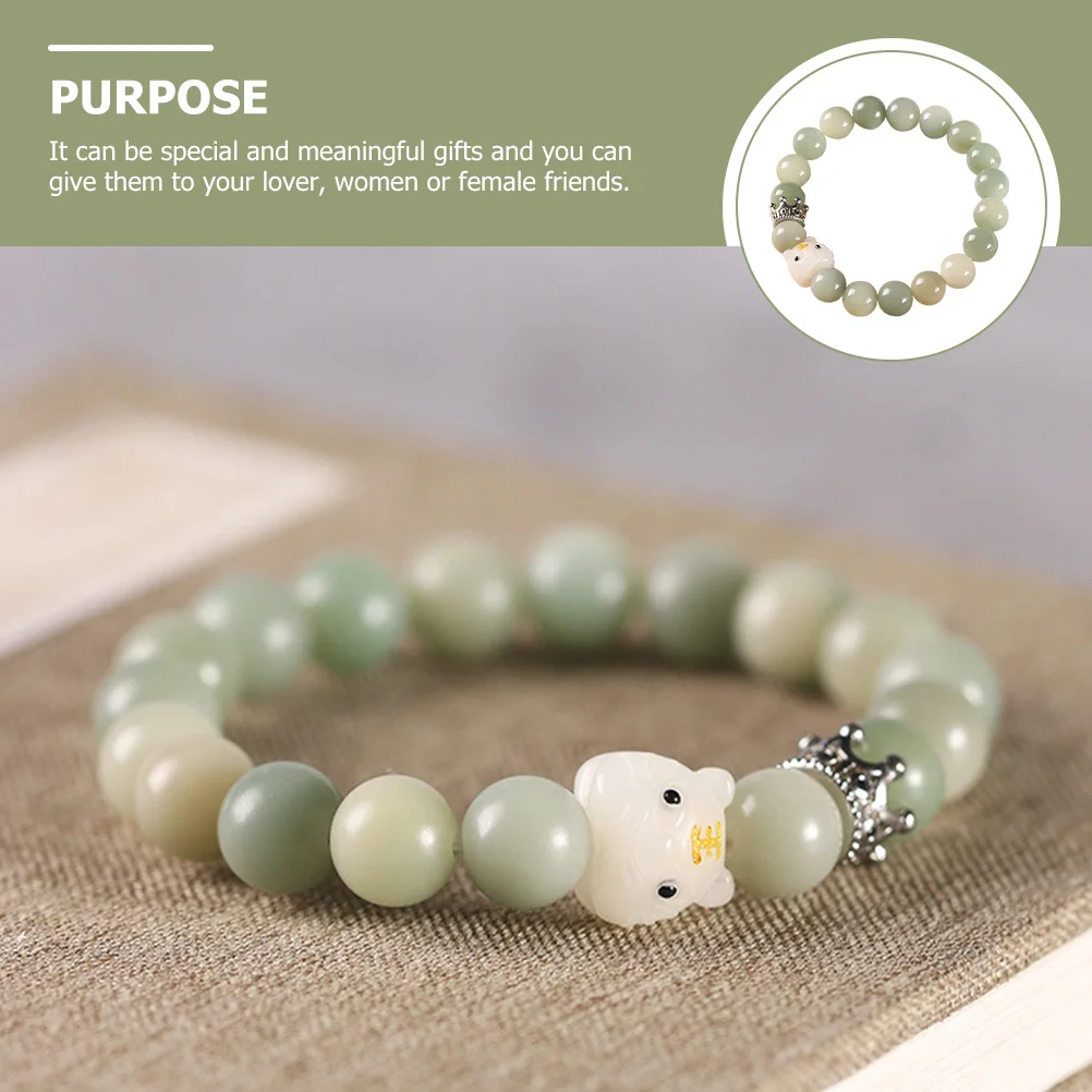 

1pcs Bodhi Bracelet Natural Stone Beaded Wristband For Women Men Simple Chic Design Daily Party Wear Rosary Bracelets Fashion