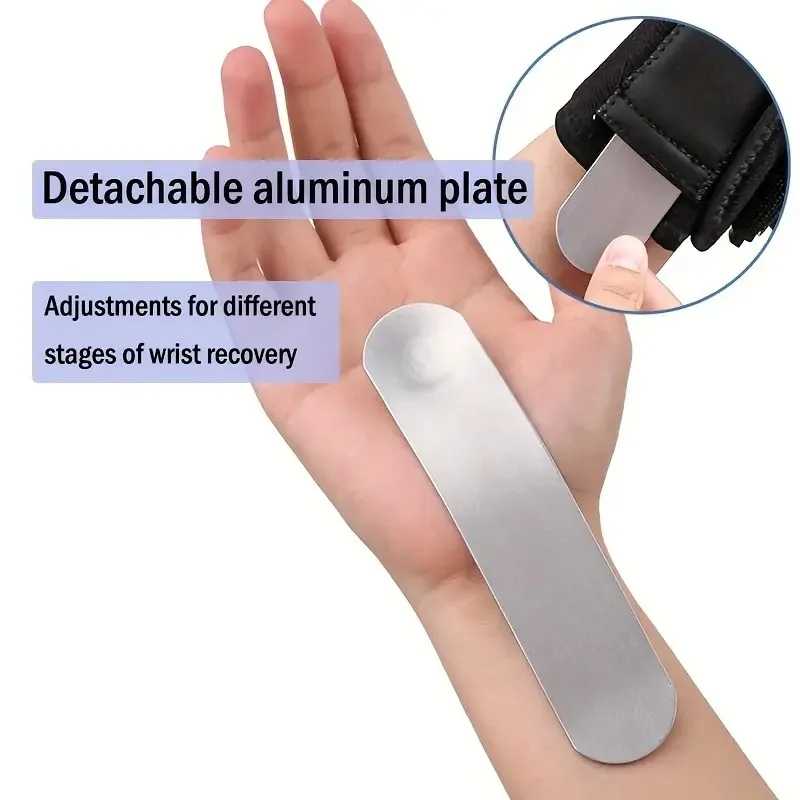 1pc Wrist Brace For Carpal Tunnel, Adjustable Wrist Guard, Aluminum Fixing Plate And Hand Back Support Strip