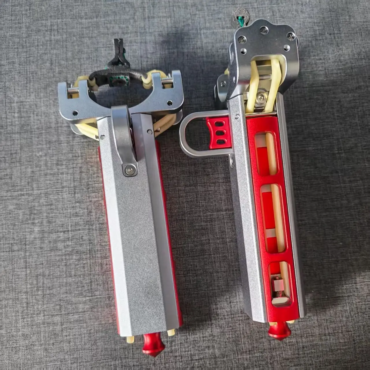 Automatic Slingshot Aluminum Alloy High Precision Power METAL Magazine Automatic Feeding Auto Loading Slingshot Outdoor Sports