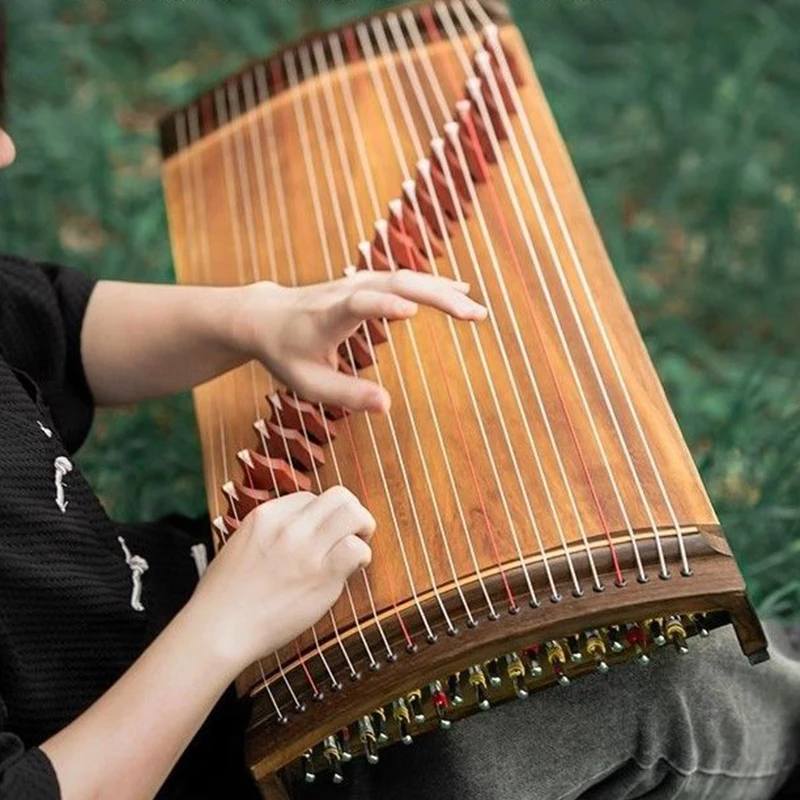 68/78CM Guzheng Finger Exerciser Wooden Portable Zither Trainer Guzheng Basic Skills Practice Tool Children Beginner Trainer Aid