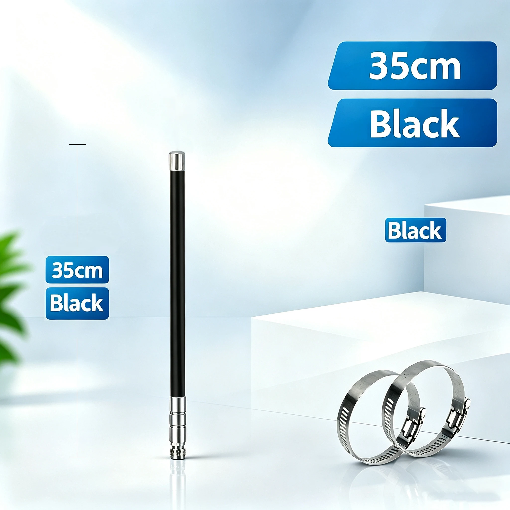 Antena zewnętrzna z włókna szklanego LoRa 868MHz 915MHz, złącze N-Male, antena o wysokim zysku, do Meshtastic, Helium Hotspot, bramki IoT. — zdjęcie produktu 2