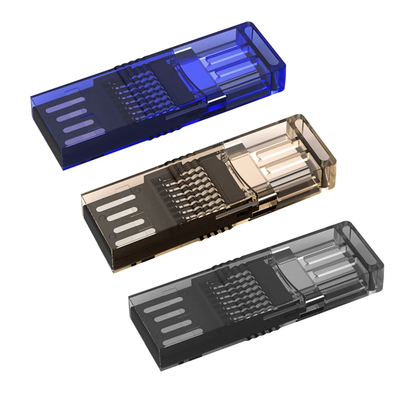 Mini 2 In 1 Type C TF Card Reader High Speed OTG Micro SD Card Reader Adapter Universal For Android Phone Laptop PC