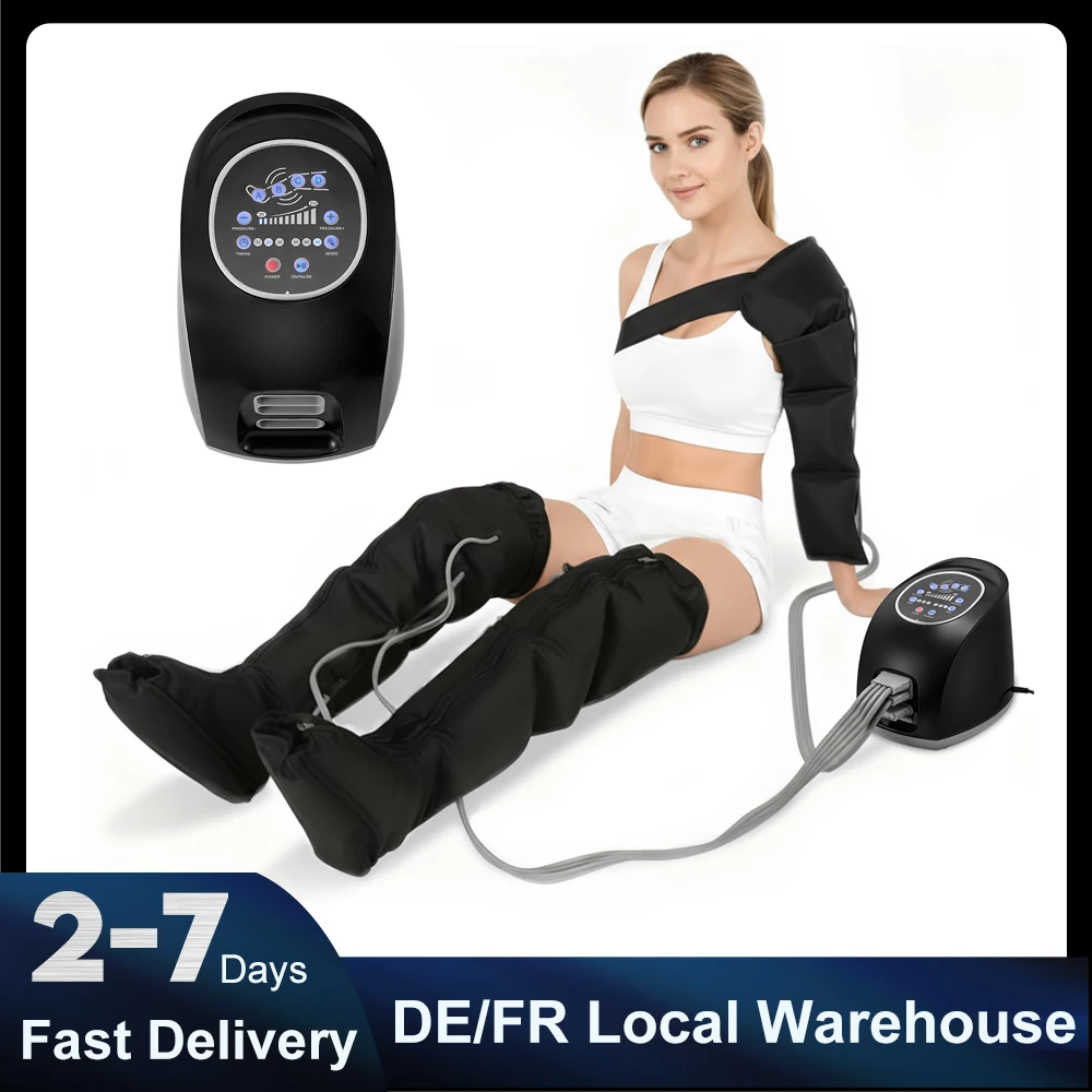 Luftkompressions-Arm- und Beinmassagegerät mit Vollabdeckung zur Schmerzlinderung, 3 Modi, 10 Intensitätsstufen für den Heimgebrauch