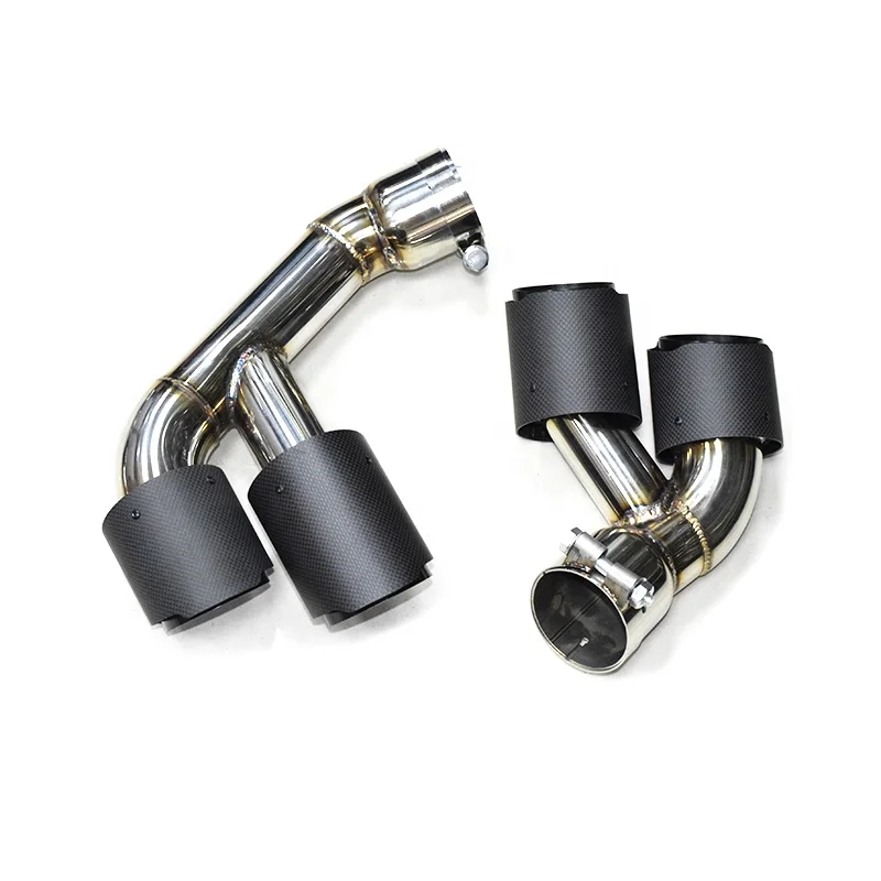 

Car 304 Stainless Steel Carbon Fiber Muffler Tip Exhaust Tip Exhaust Pipe For 2014-2018 X5 F15 X6 F16 28i 30i 35i