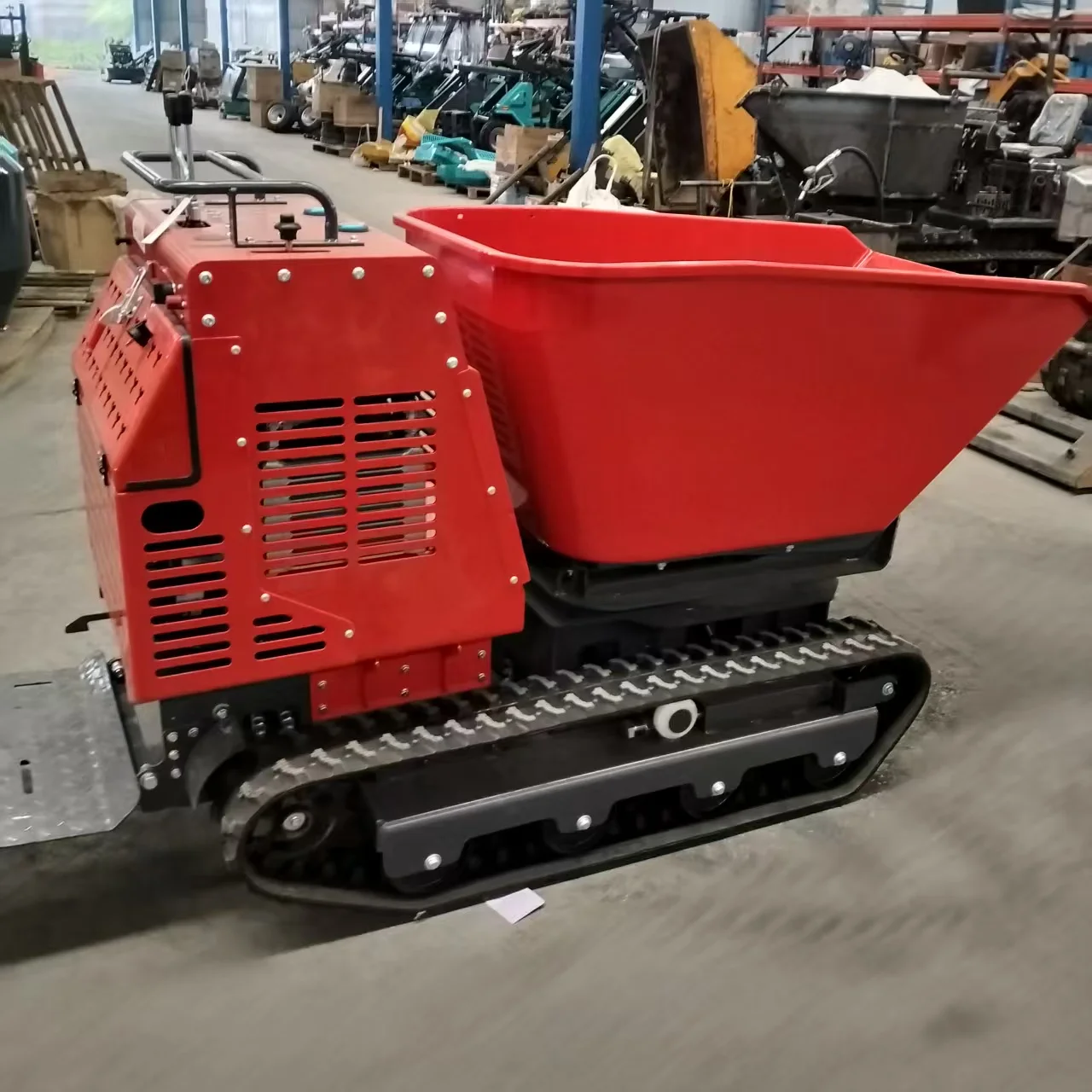Hot Selling Euro 5 CE EPA Dumper Truck Hydraulic Lifting Small Crawler Dumper Truck Agriculture Forestry Rotating Dumper Truck