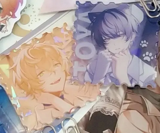 2024 Aoyagi Toya Shinonome Akito Project Sekai Colorful Stage PJSK 45x45mm Acrylic Stamp Goods Ornament Desk Display