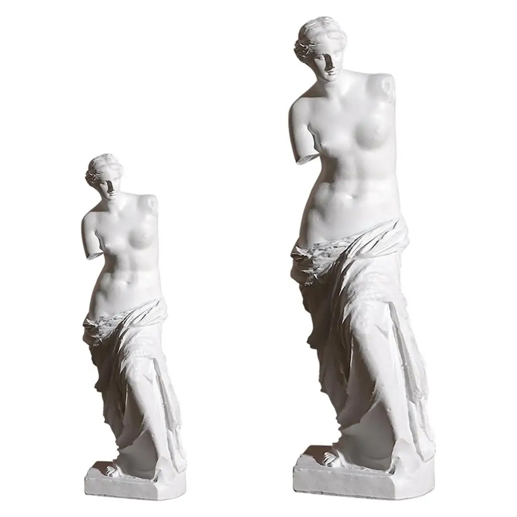 Resin Greek Mythology Figurine Elegant Venus Statue Modern Home Decoration Centerpiece for Living Room Table