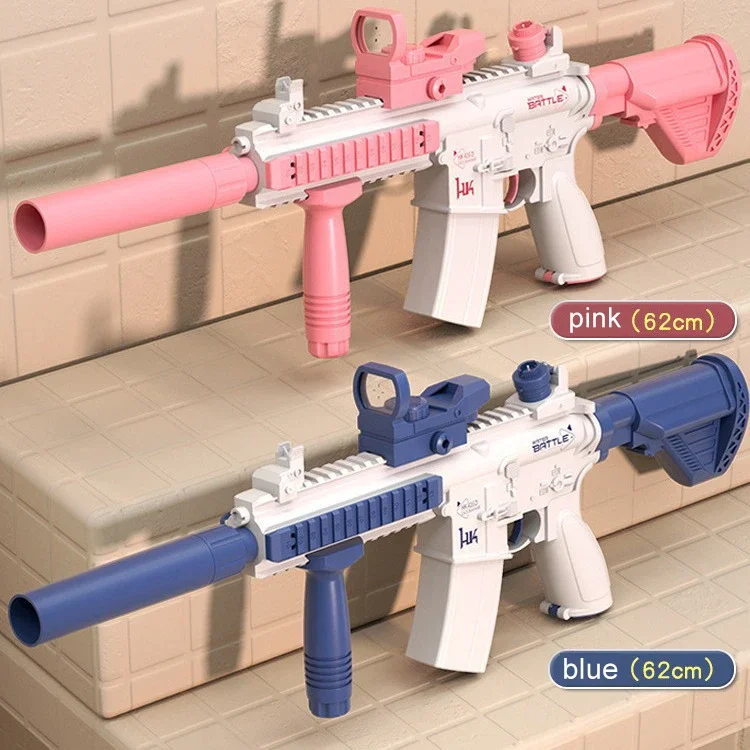 Electric Water Gun Fully Automatic Water-Absorbing Large-Capacity Children\'s Water Gun Summer Beach Outdoor Fight Fantasy Toys