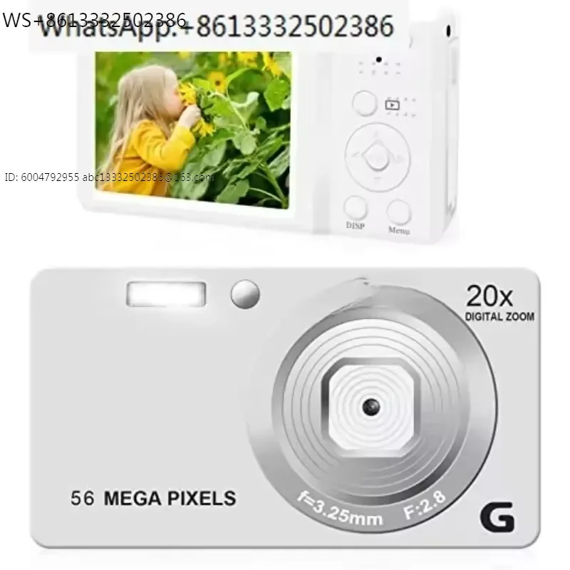 HD digital camcorder 4K 56MP autofocus digital camera 56 million pixels 20X digital zoom