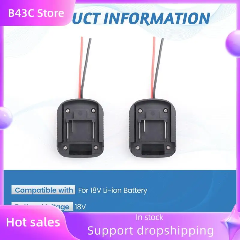 

B14C 6Pc Battery Adapter For 18V Lithium Battery Power Tool Connector Adapter Dock Holder For Power Tool BL1830 BL1840