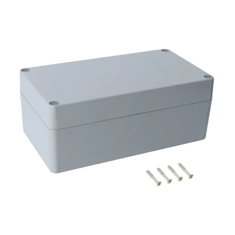 IP67 Waterproof Metal Box Outdoor High Temperature Resistant Cast Aluminum Box Factory Installation Hole Electrical Junction
