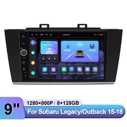 JOYING Plug and Play 9 Inch Car Radio Stereo Head Unit With Carplay Android Auto For Subaru Legacy Outback 2015 2016 2017 2018