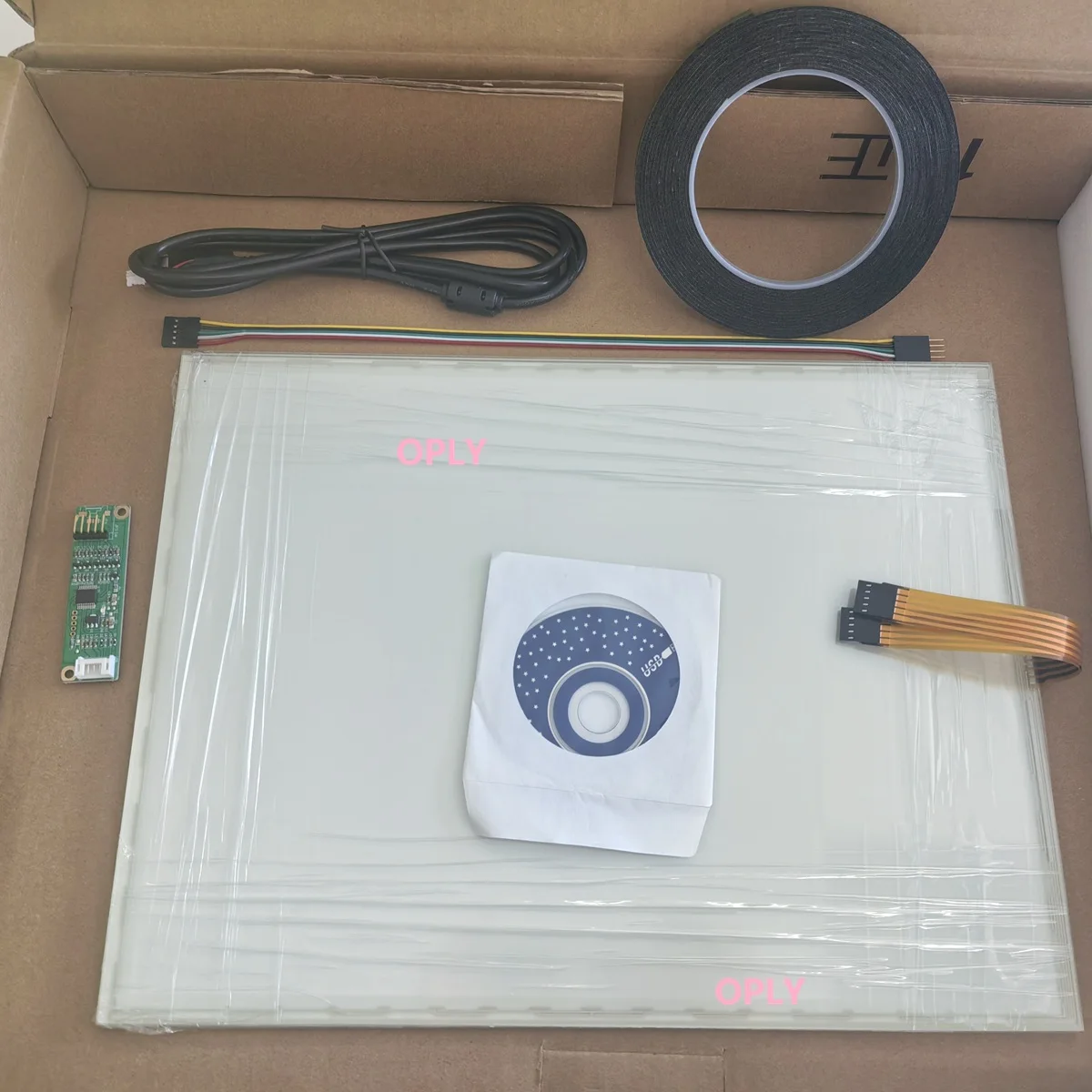 Écran tactile résistif TP-15105 LCD neuf 15 pouces 4 fils 321X246 15" 321*246 MM Capteur TP numériseur pour applications industrielles et DIY