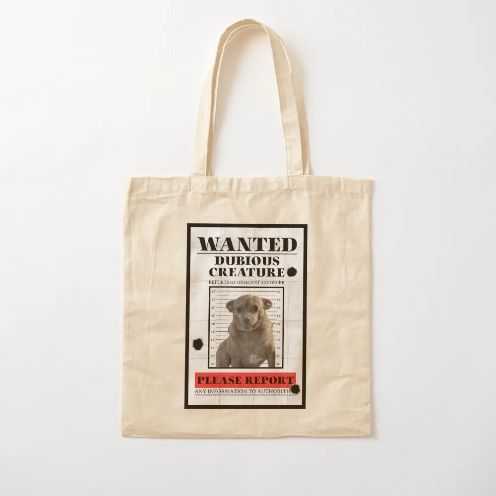 Dubious Mouse Tote Bag กระเป๋าผ้าสั่งทํา กระเป๋าผ้าผู้หญิง กระเป๋าผ้าแคนวาส