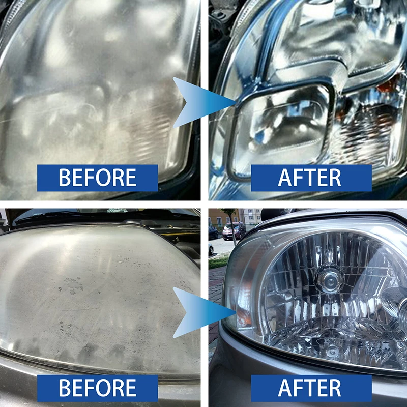 Car Headlight Scratch Repair Spray Headlamp Restoration Polishing Liquid Kits Scratch Remover Auto Cleaning Refurbish Agent