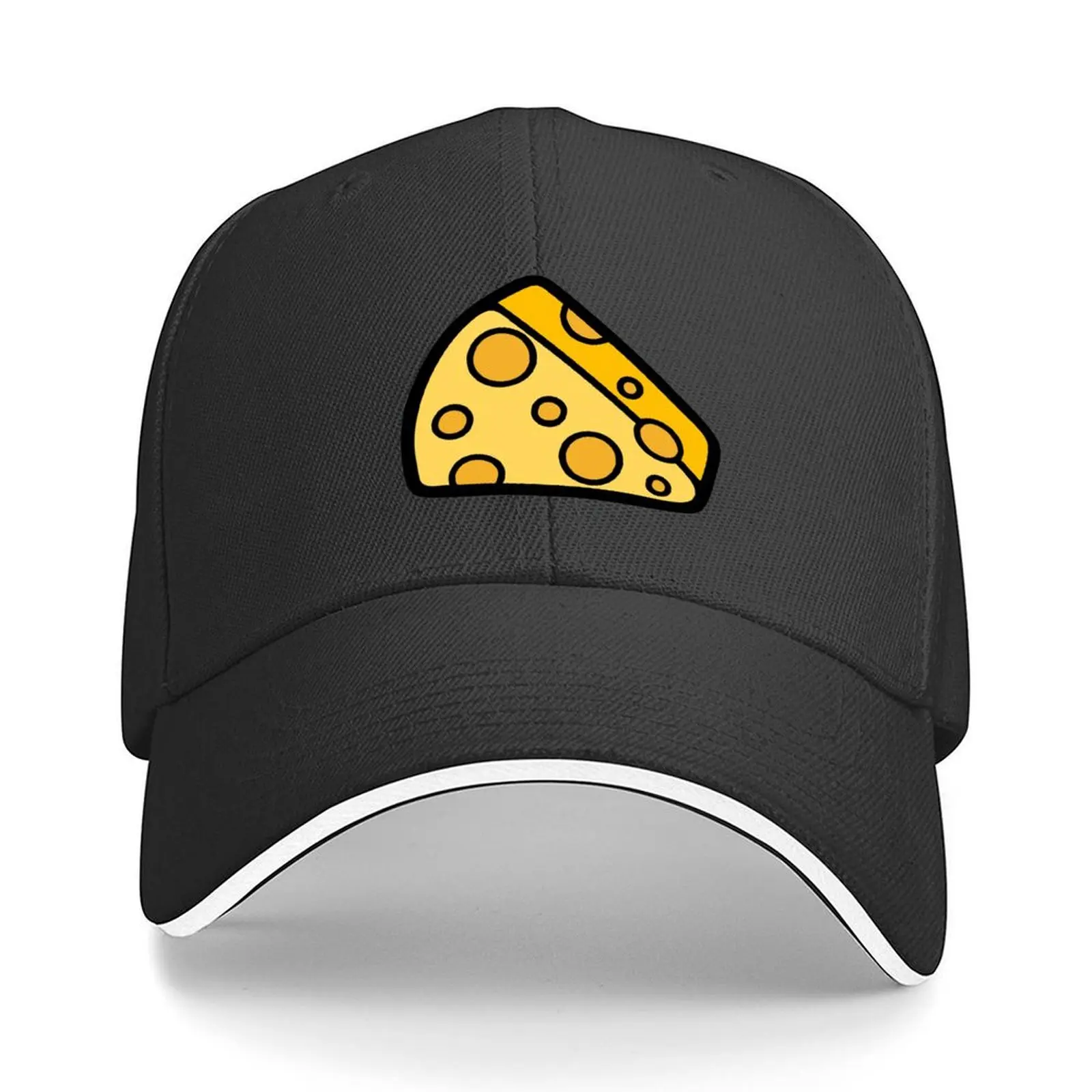 

Cheese Pattern on Blue Baseball Cap Male hat New In Hat Beach Outing luxury caps Men Caps Women's