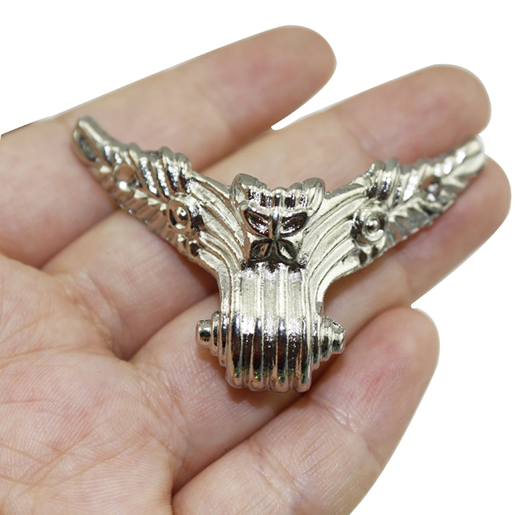 

8 PCS Gift Box Base Feet Furniture Legs Replacement Sofa Support Floor Protector Zinc Alloy Sturdy Home Office Decorative Iron