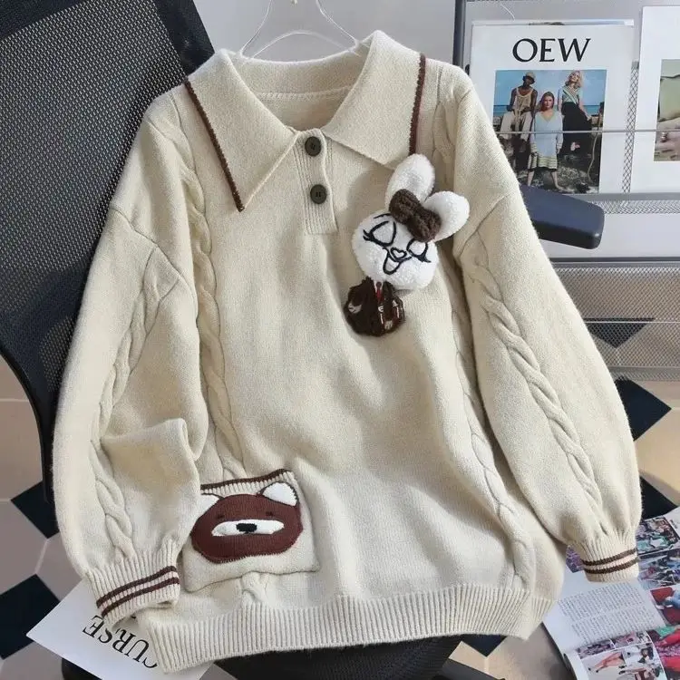 

Autumn and winter new style gentle v-neck temperament pure lust hot girl slim long-sleeved sweater tops for women
