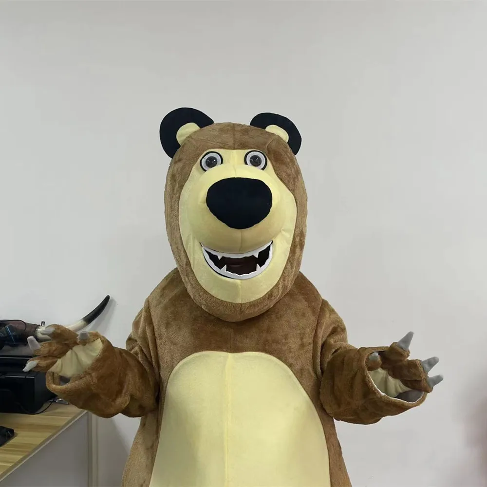 

Косплей животное Урса Гризли бурый медведь костюм талисмана реклама сценическое представление уличное шоу свадьба вечеринка реквизит-сюрприз