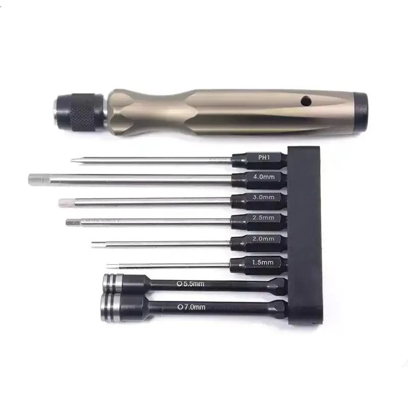 Hexagonal Screwdriver, Crop Protection Machine RC Car Model Hexagonal Multi Combination Set Tool