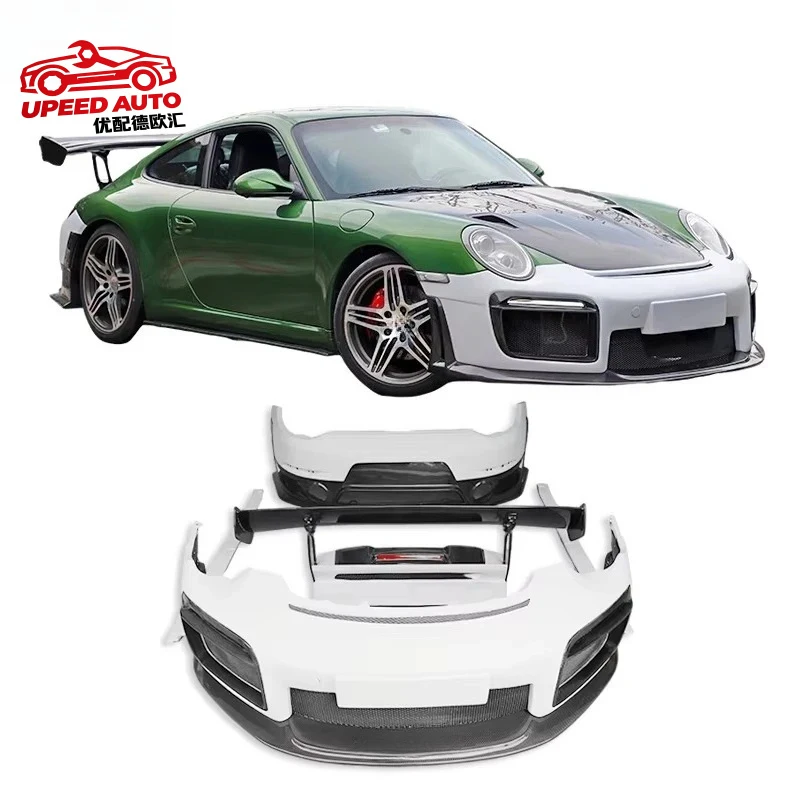 

Suitable for STLF Porsches 911 997.1/997.2 Body Kit Upgrade GT2RS Style Front Rear Bumper Side Skirts Spoiler Perfect Fit