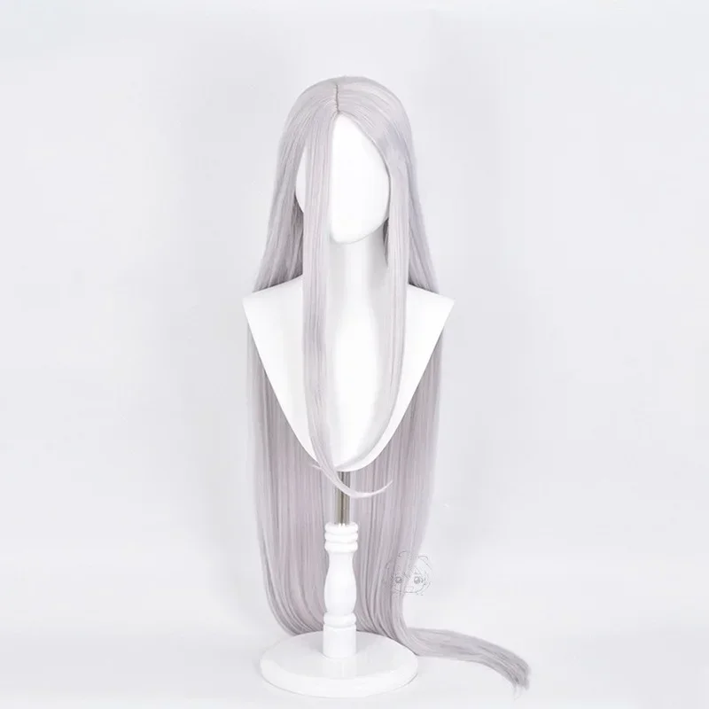 Coslan Miruko Cosplay My Hero Academia Cosplay Women Long Straight Silver Wig Cosplay Anime Cosplay Wig Heat Resistant Synthetic