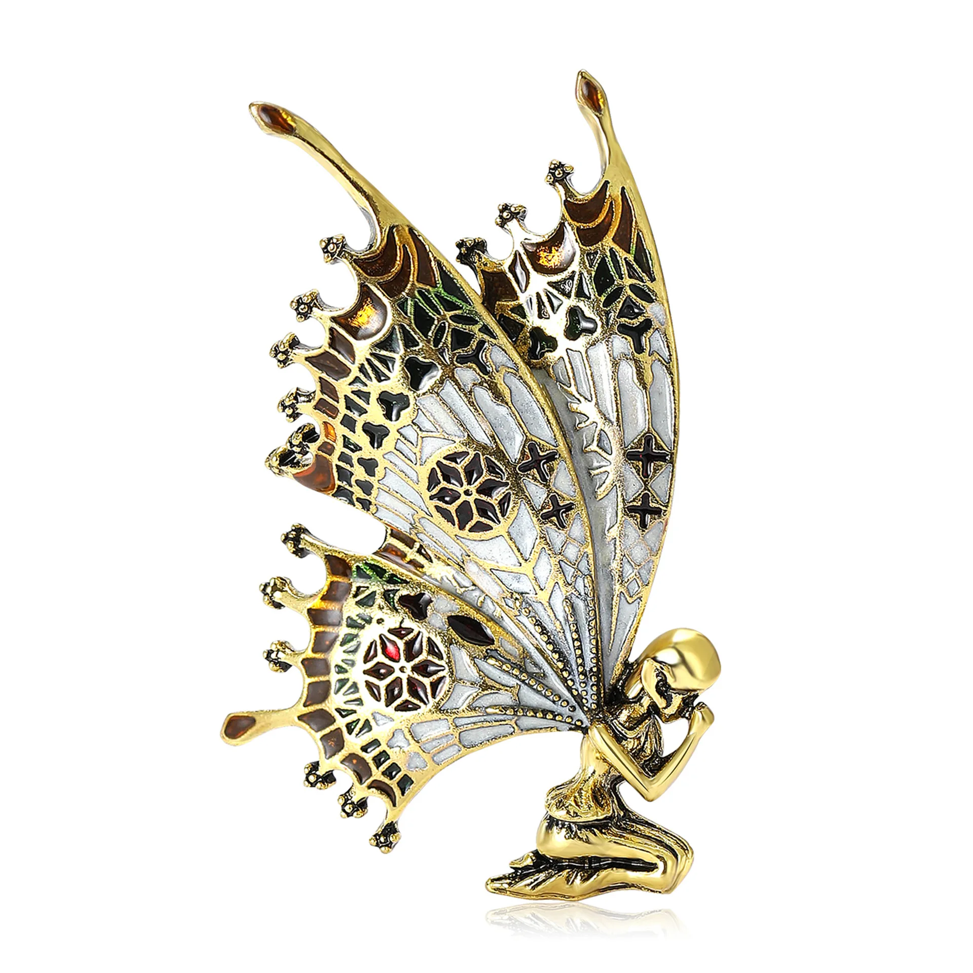 

Women's Delicate Rhinestone Butterfly Fairy Brooch Men's And Women's Clothing Coat Insect Pin Event Party Backpack Accessories