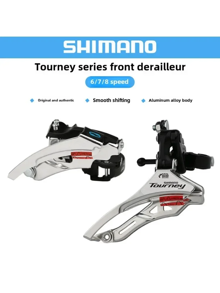 AliExpress Shimano Tourney TY300 Front Derailleur FD-TY300 Down/Top Swing Mountain Bike FD Band Mount 6/7/8 Speed 31.8/34.9mm Part