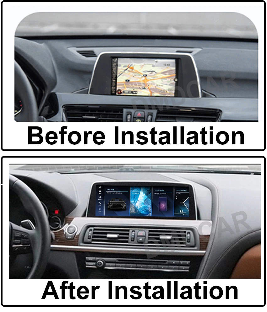 Qualcomm 10.25 Inch Android 12 Radio GPS Navigation Multimedia Player Carplay For BMW 6 Series F06 F12 2010 - 2017 CIC NBT 4G