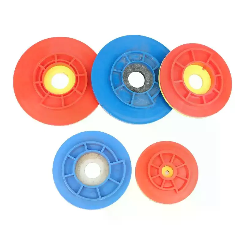 Snail Lock Snap Foam Back-up Pad Eco-friendly Plastic Base Low Vibration for Auto Detailing Wood Grinding Handcraft Making Tasks