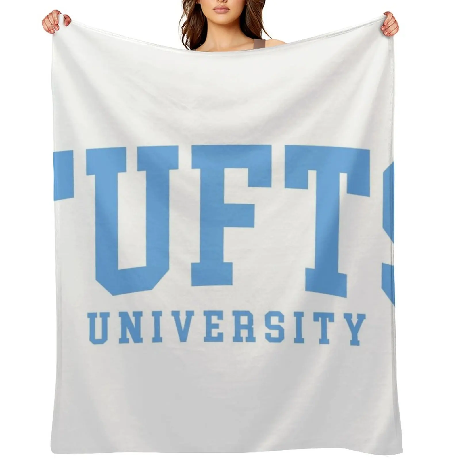 

tufts - college font curved Throw Blanket wednesday funny gift valentine gift ideas christmas gifts Blankets
